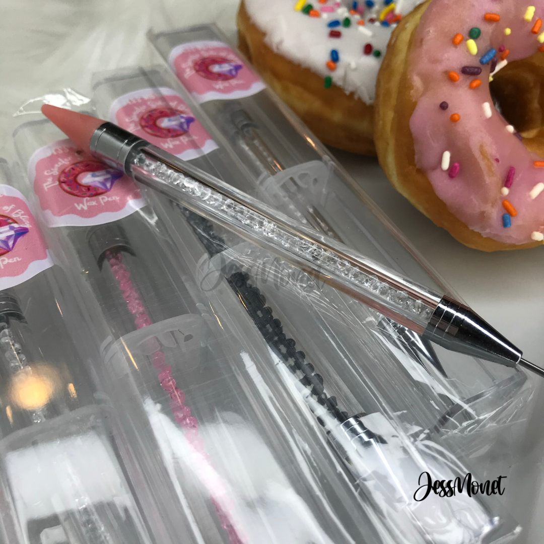 Sugar Straw Rhinestone Wax Pen – Jess Monet Personalized, LLC