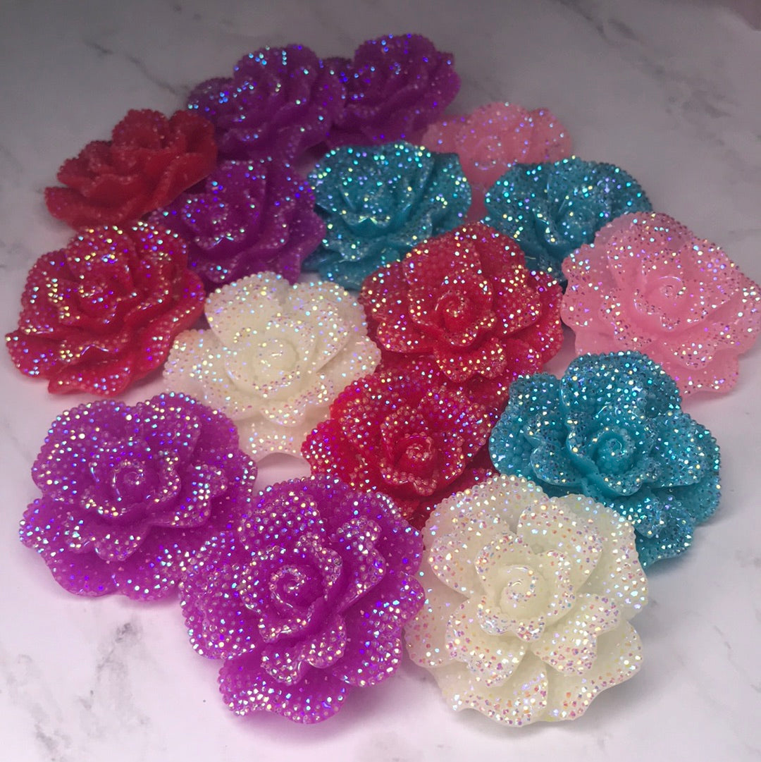 AB Resin Cabochon Charms